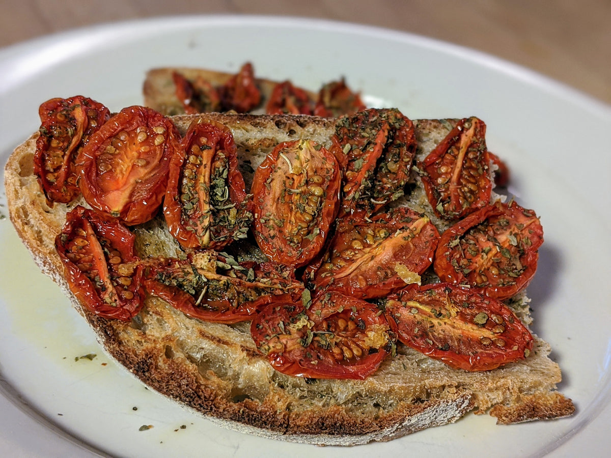 Bruschetta with Cherry tomato confit Mamma Flora