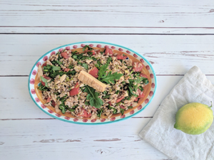 Summer is here! Spelt salad with tuna