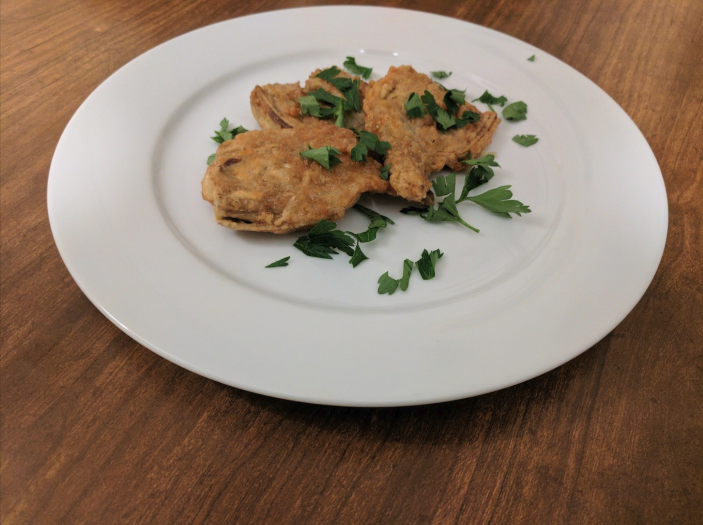 Fried artichokes - a "must" for Easter
