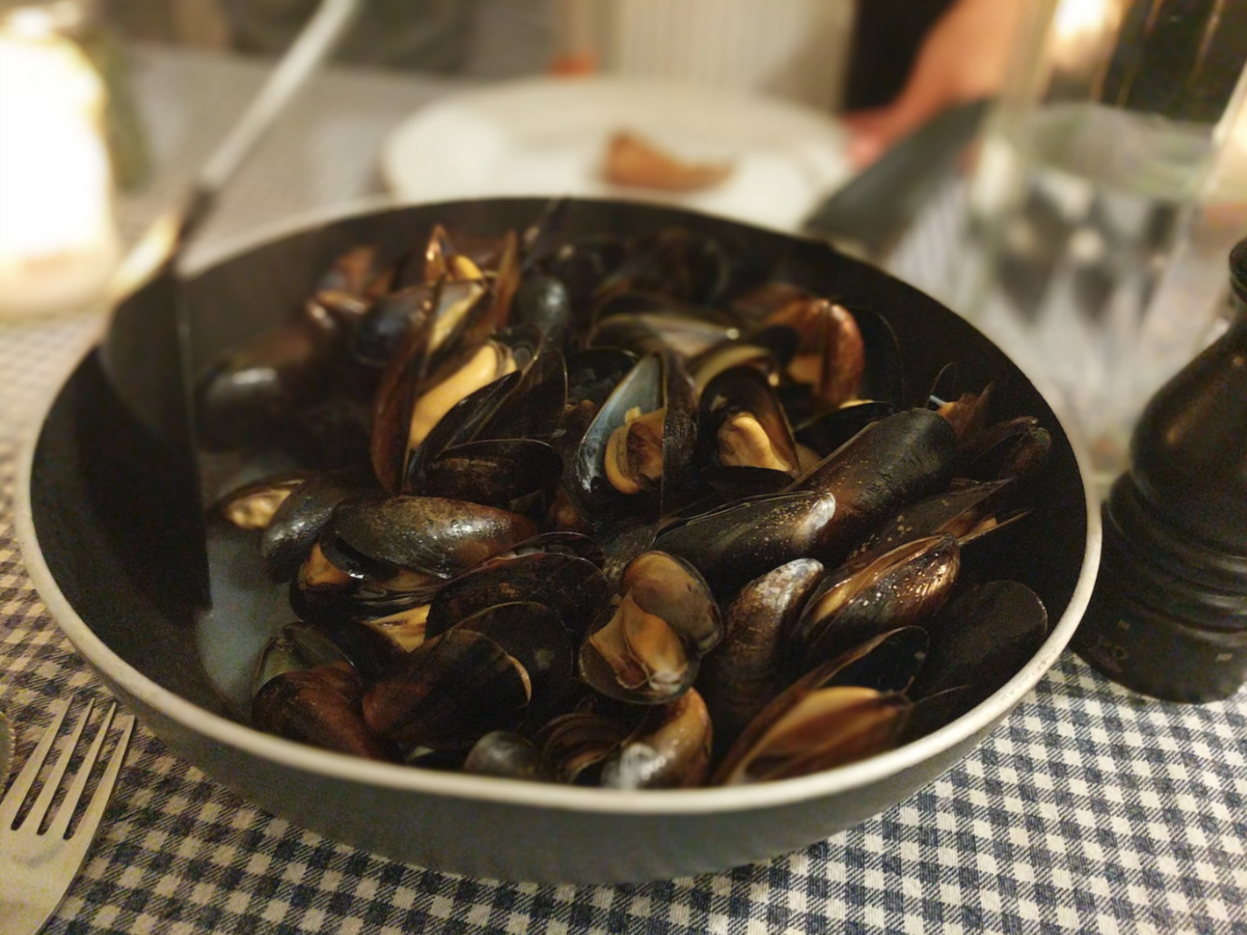 Sauteed Wild Mussels