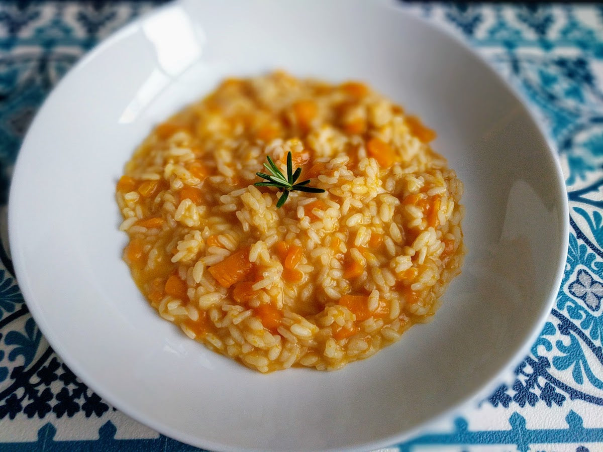 Pumpkin Risotto with Rosemary